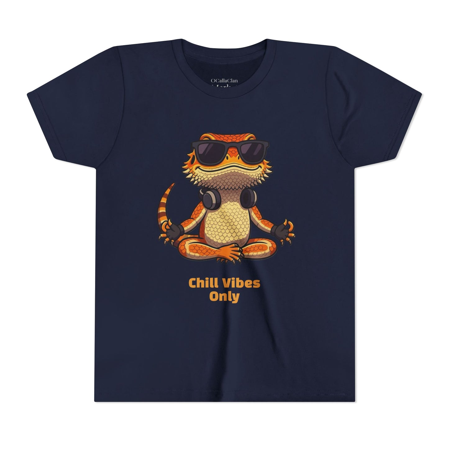 Chill Vibes Only Bearded Dragon | Youth Tee Shirt