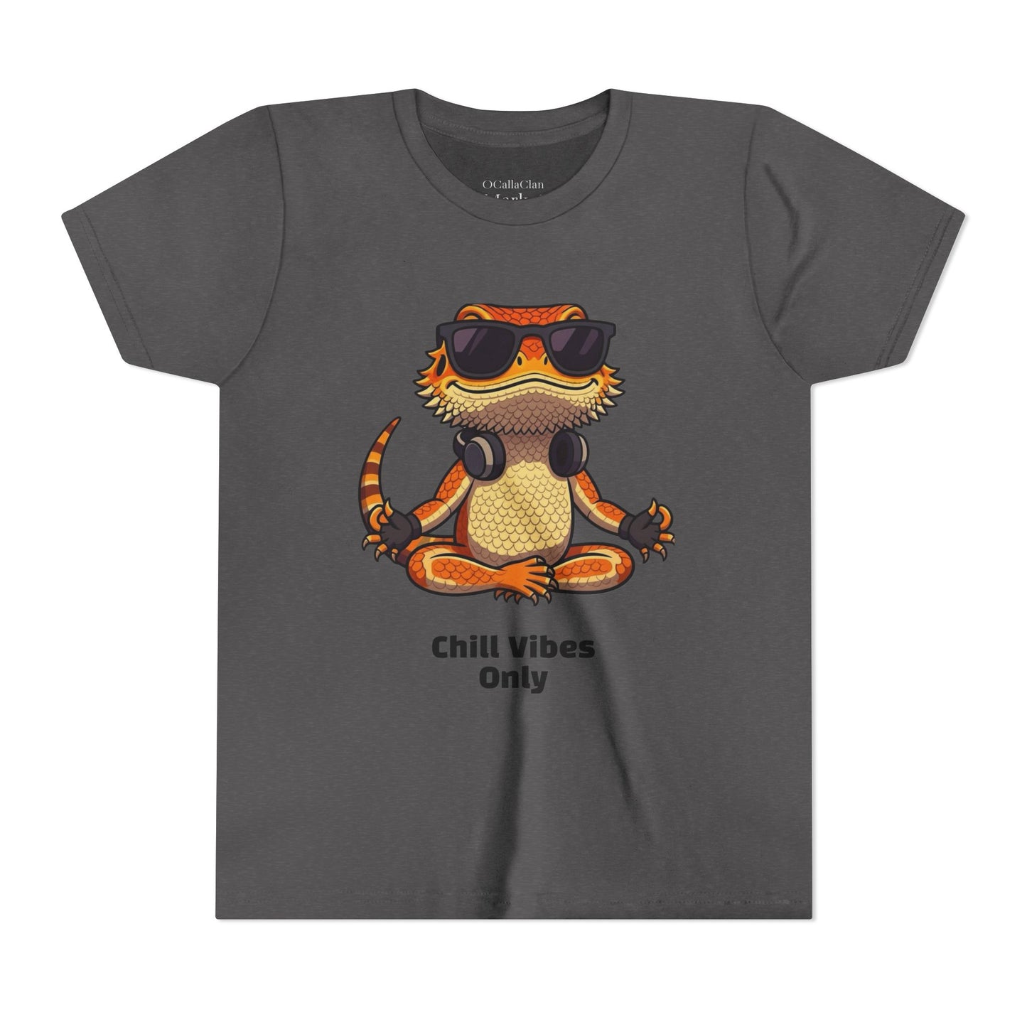 Chill Vibes Only Bearded Dragon | Youth Tee Shirt