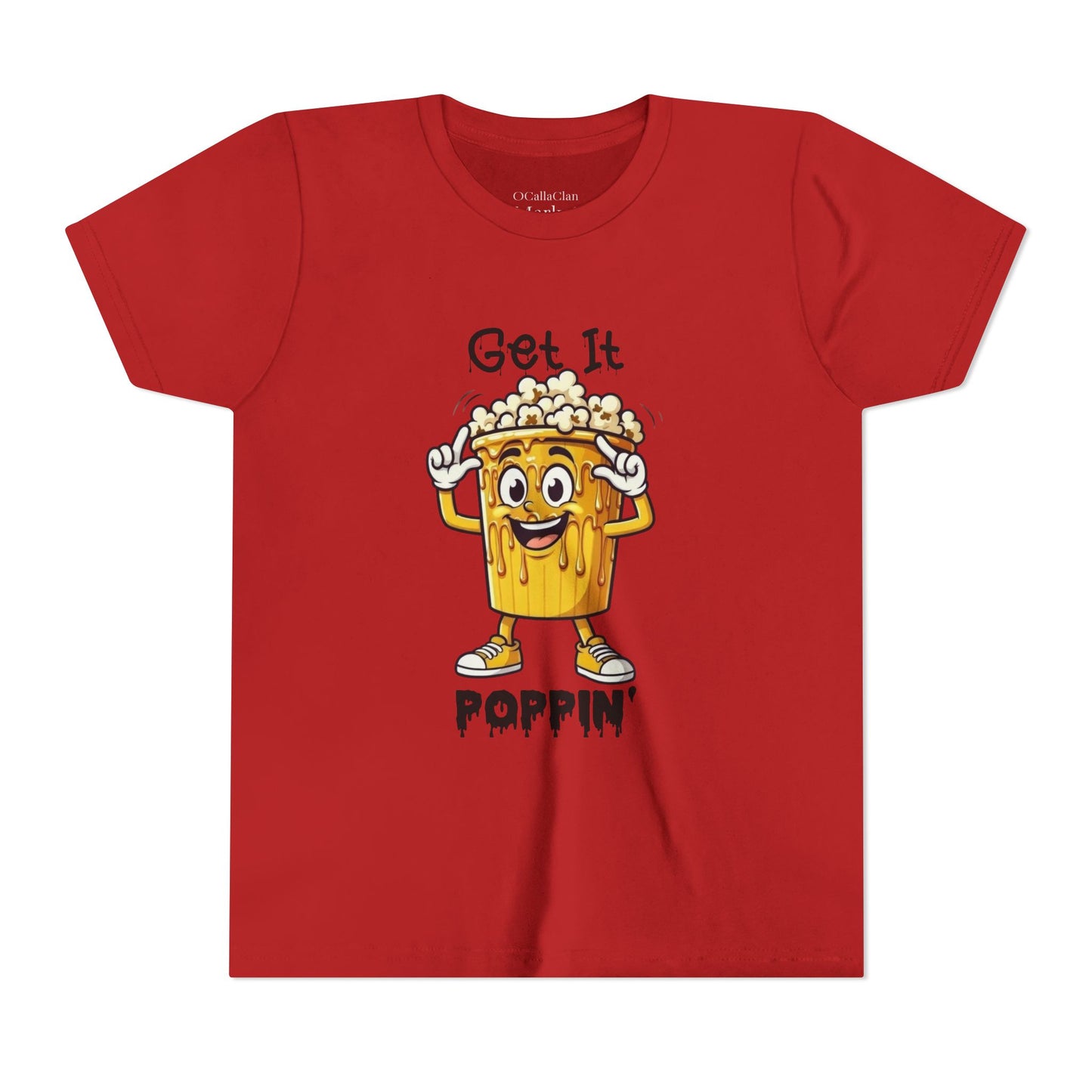 Drippy Popcorn Get it Poppin! | Youth Tee Shirt