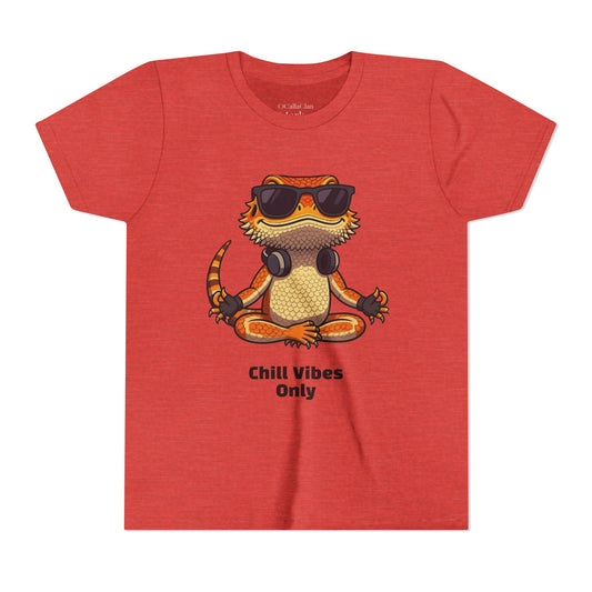 Chill Vibes Only Bearded Dragon | Youth Tee Shirt