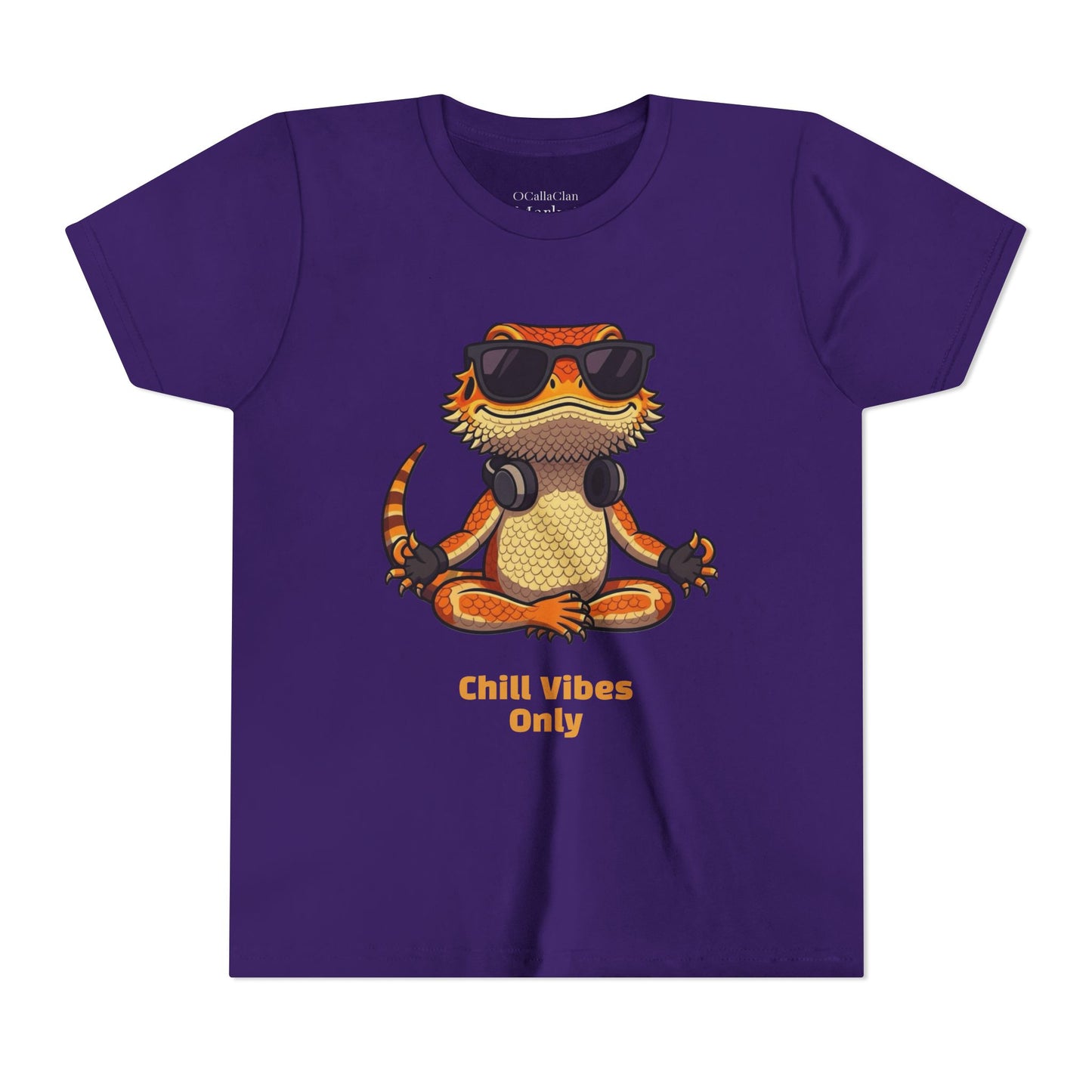 Chill Vibes Only Bearded Dragon | Youth Tee Shirt