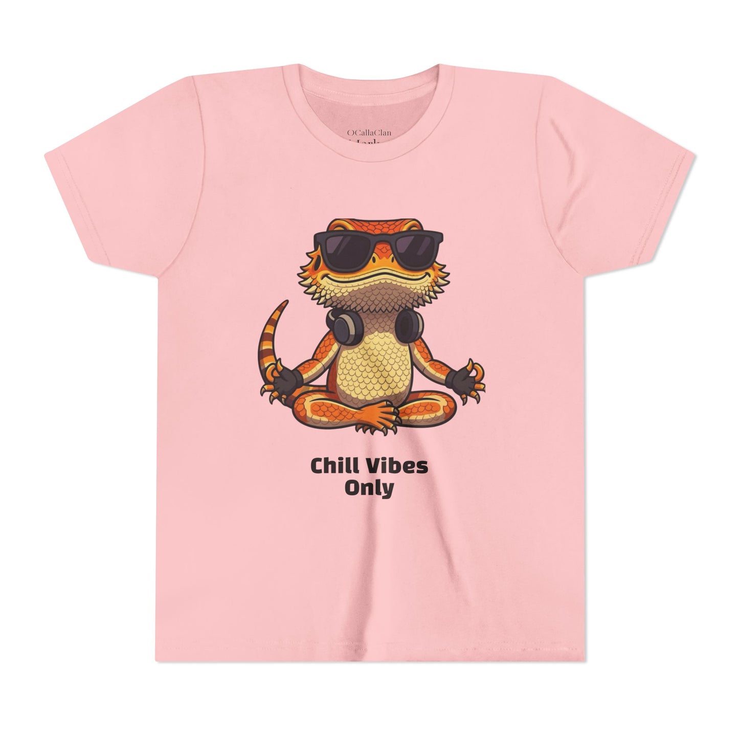 Chill Vibes Only Bearded Dragon | Youth Tee Shirt