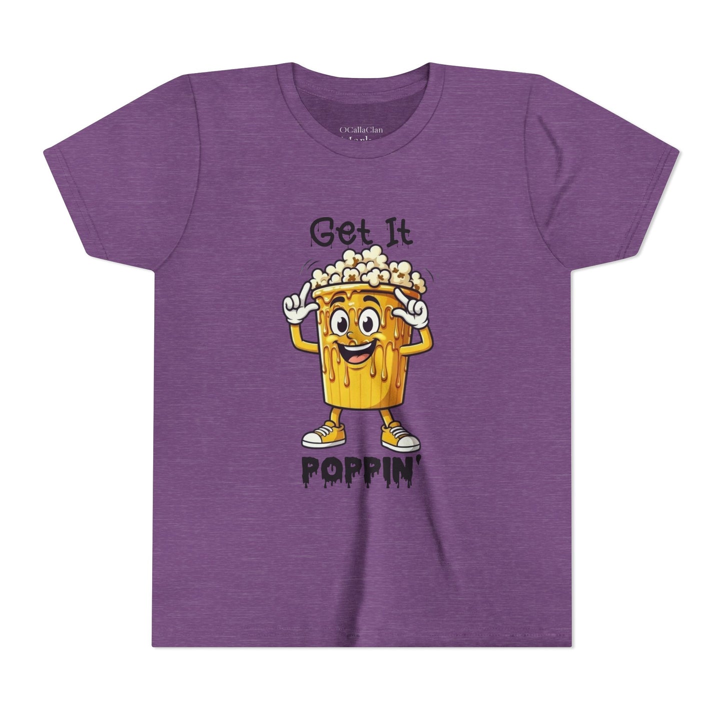 Drippy Popcorn Get it Poppin! | Youth Tee Shirt