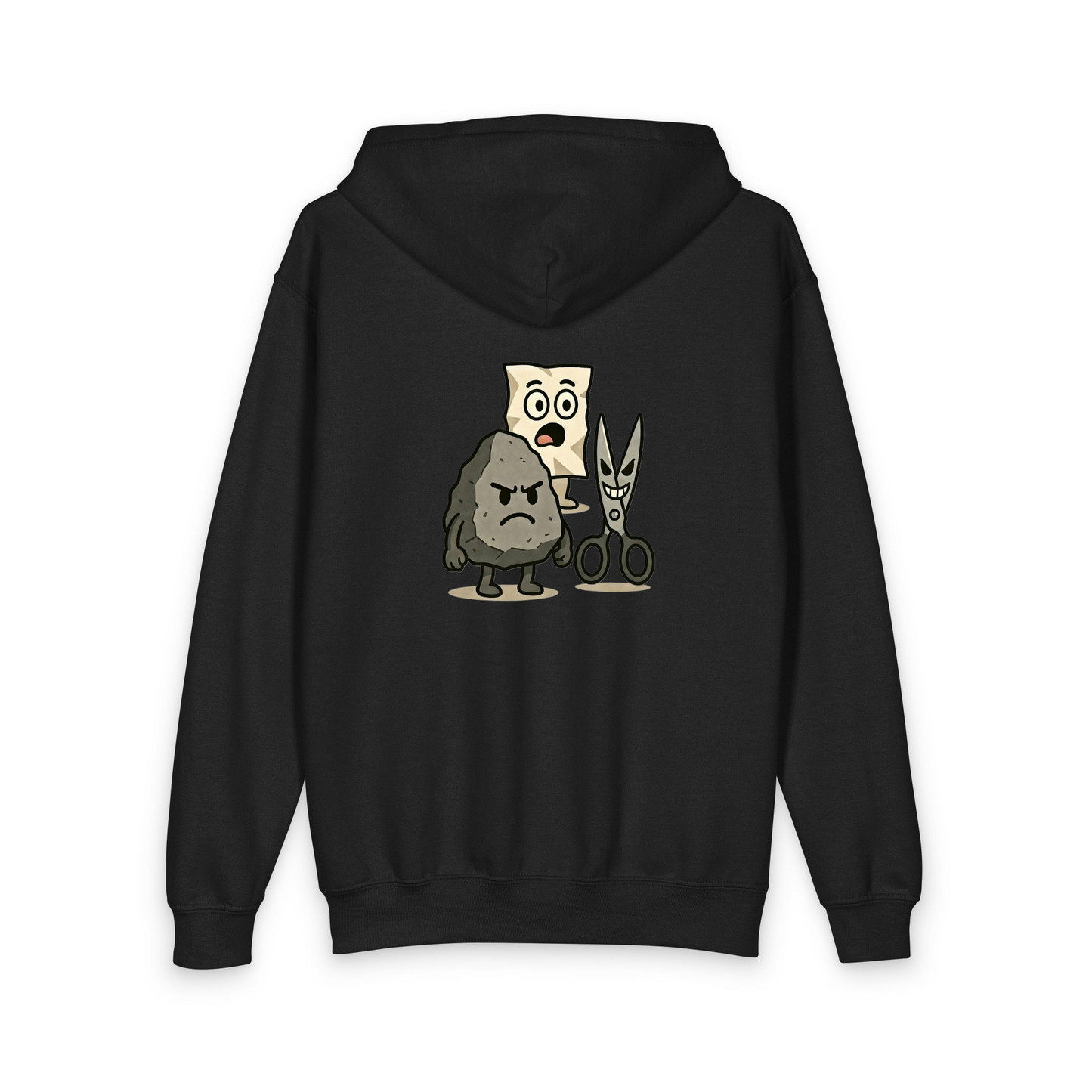 Rock Paper Scissors Scissors Wins | Youth Zip Hoodie